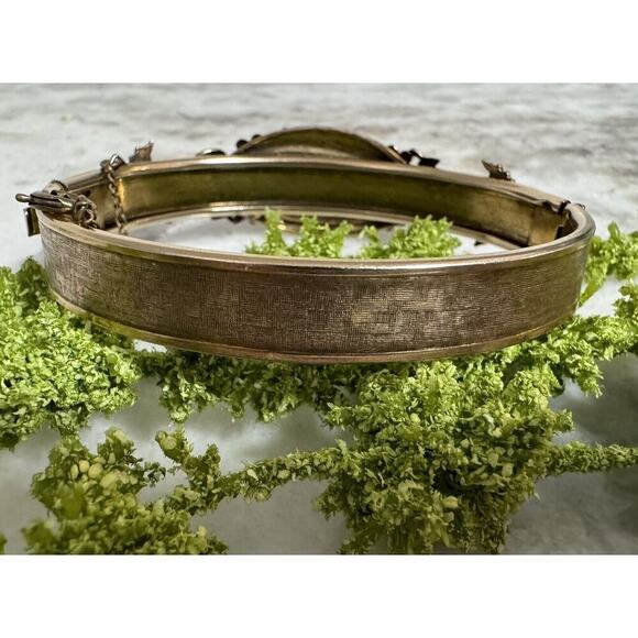 Vintage Original By Robert Elegant Pearl Hinged Cuff Bracelet Rare - Picture 6 of 8